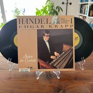 Händel Das Clavierwerk I Suiten Für Cembalo Edgar Krapp 2xLP 1979 Eurodisc